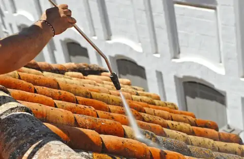 Nettoyage de toitures - Chalain-d'Uzore